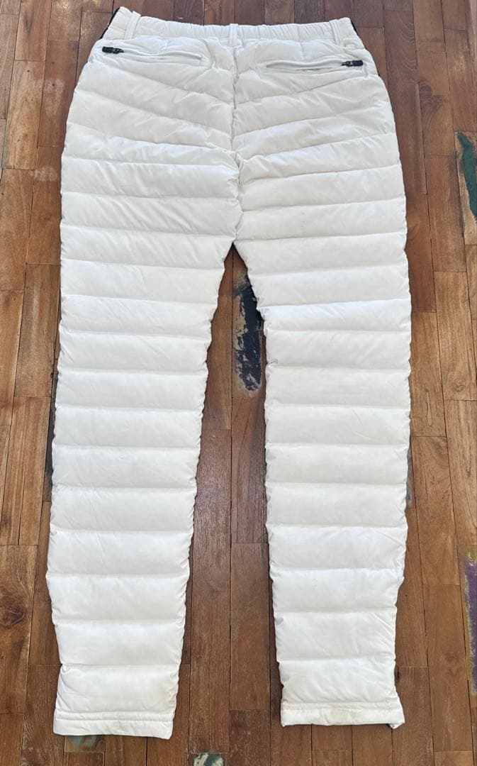 マークアンドロナ　MARK & LONA ホワイトキルティングパンツ　ダウン
