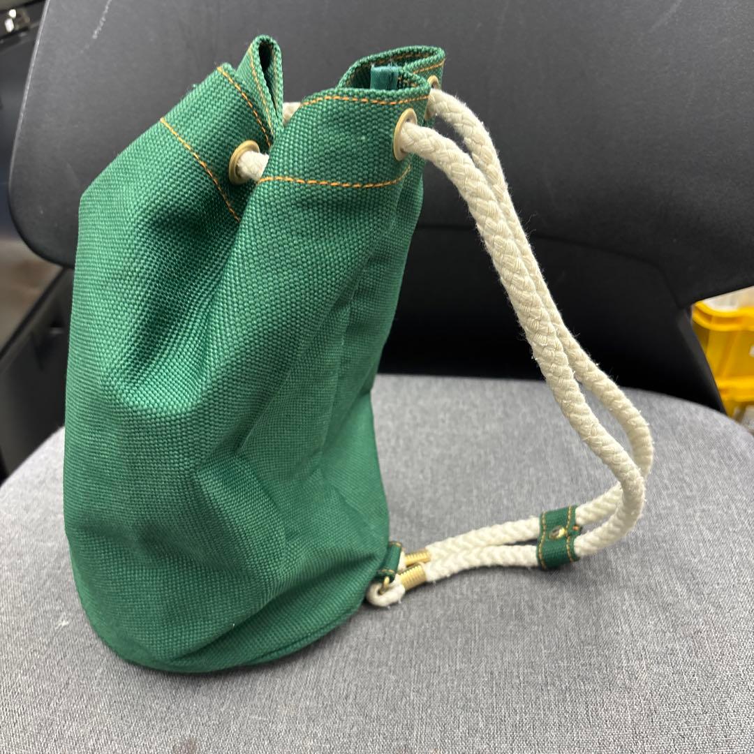 B5604 HERMES eau de cologne グリーン ポーチ