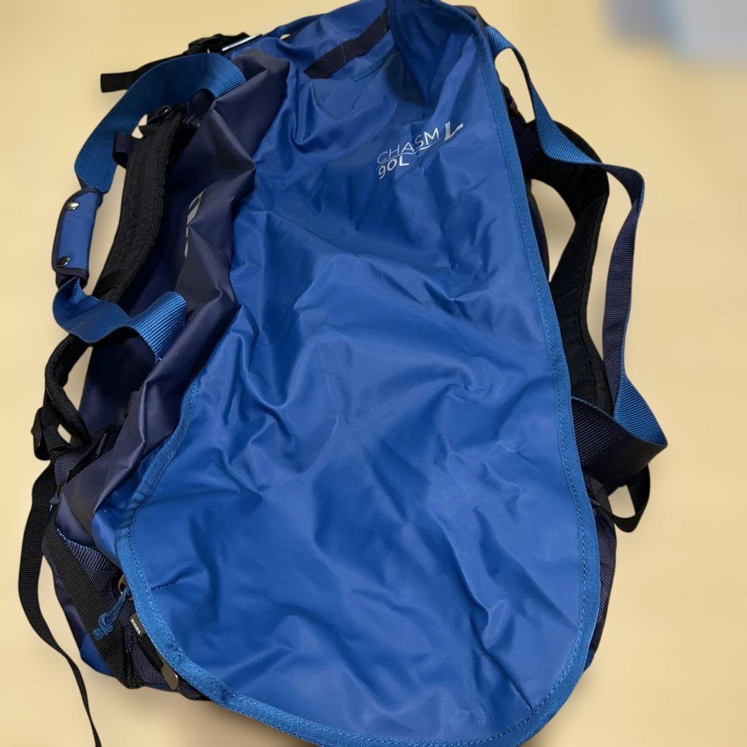 【スーリー】 ボストン鞄 ブルー 90L