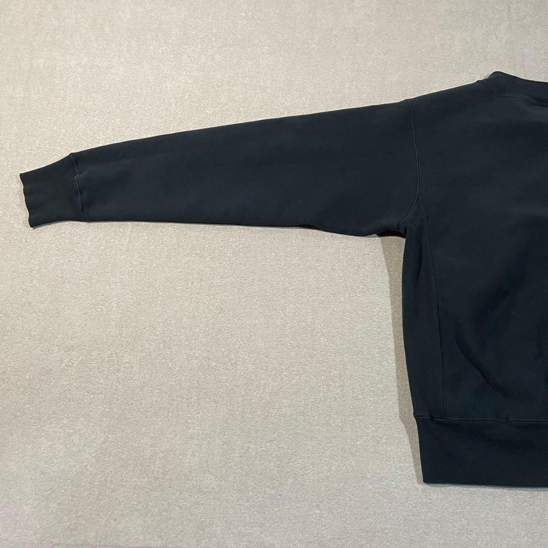 【USA製】Championリバースウィーブスナップカーディガン黒L単色タグ復刻