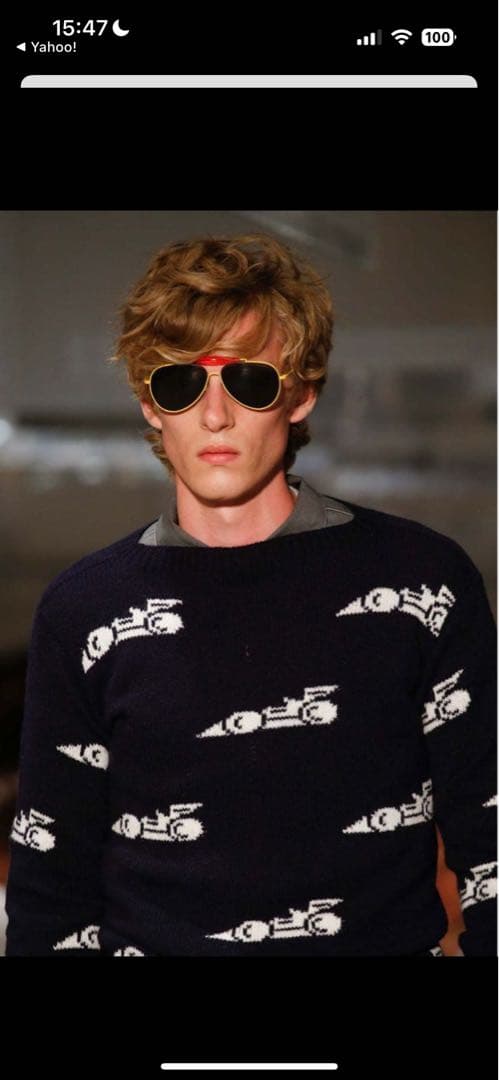 PRADA 2016ss メンズウールニット　44