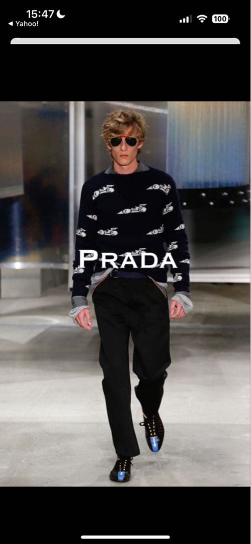 PRADA 2016ss メンズウールニット　44