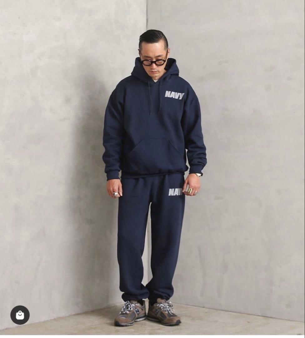 o*a様 Waiper SOFFE製　アメリカ海軍スウェットセットアップ　紺上下