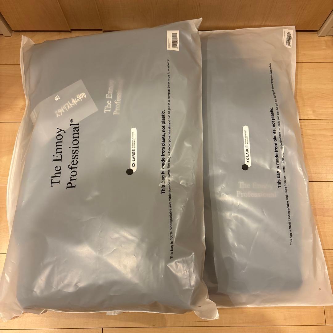 ENNOYとスタイリスト私物 PADDED NYLON SET UP XXL