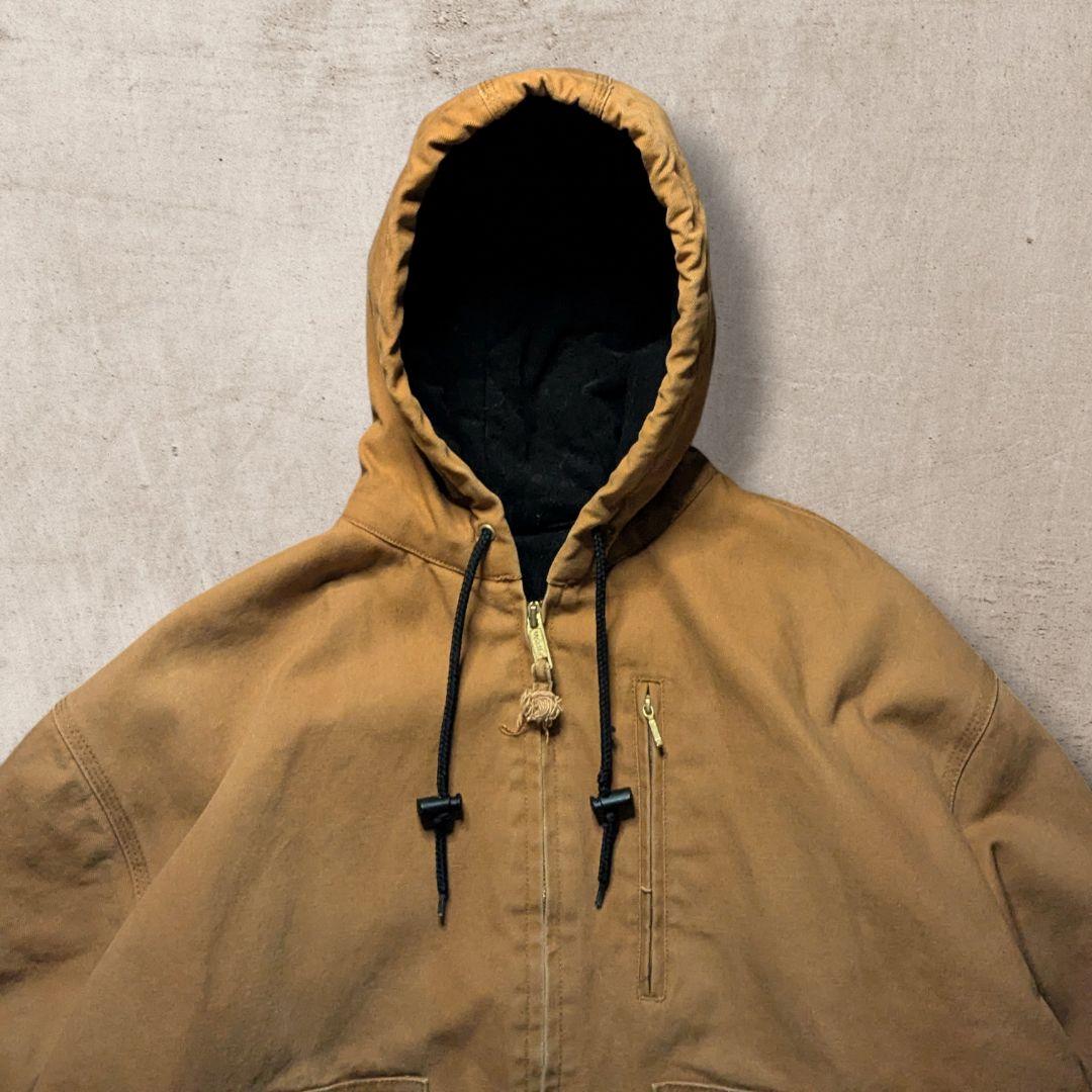 vintage90sWallsダックジャケットXL相当鬼フェード裏フリース希少