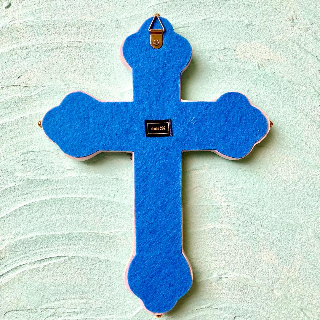 十字架　ウォールデコ　ウォールアート　メキシコ雑貨　壁飾り　ミラグロクロス