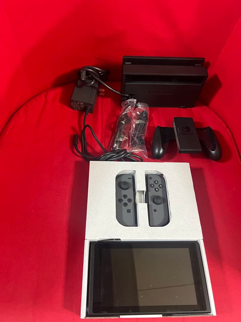 Switch Nintendo Switch Joy-Con L R グレー …