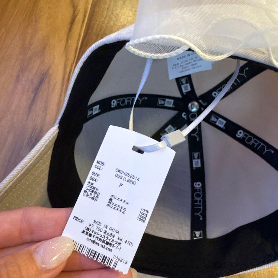 【CELFORD|NEW ERA ®】コラボリボン付きキャップ