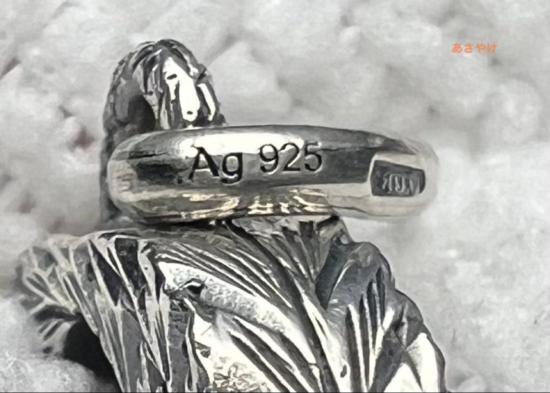 GUCCIネックレス　インターロッキングGシルバー(刻印あり)