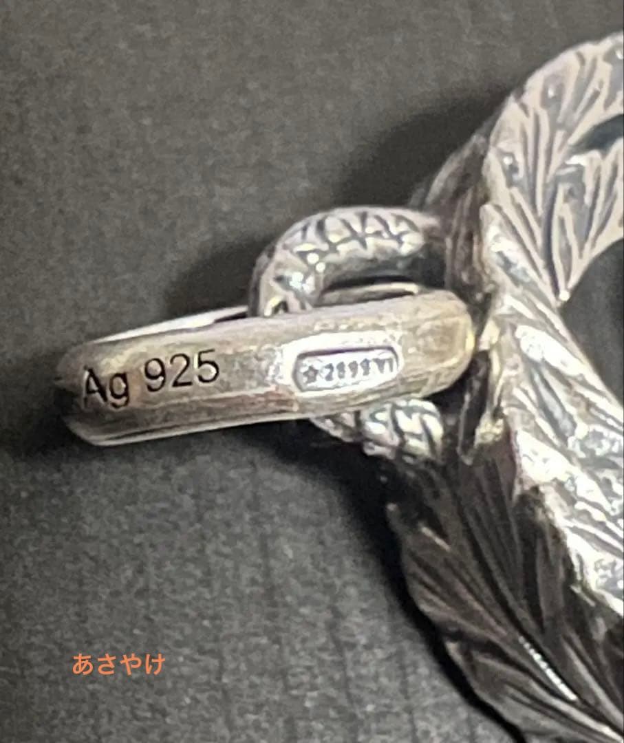 GUCCIネックレス　インターロッキングGシルバー(刻印あり)