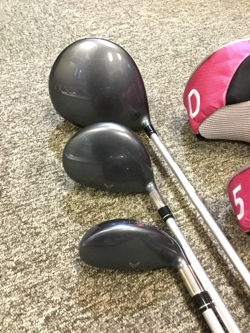 Callaway solaire ゴルフクラブセット 8本 練習場1度使用のみ