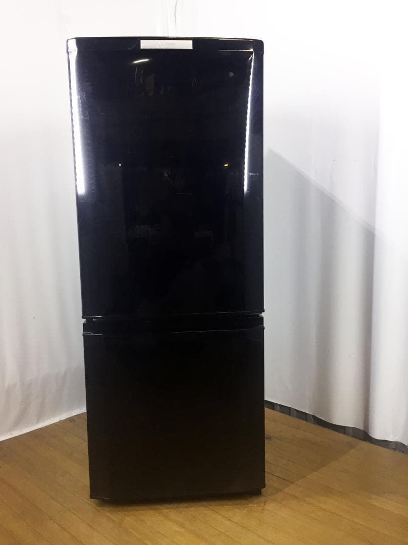 送料無料★2015◆中古★三菱　ラウンドカット　２ドア冷蔵庫　MR-P15Y