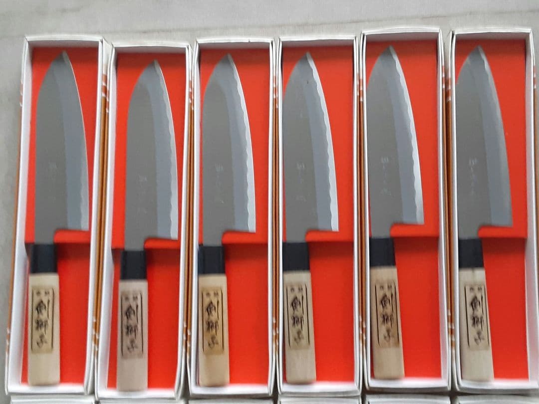 日本製三徳包丁1２本セット 全鋼材