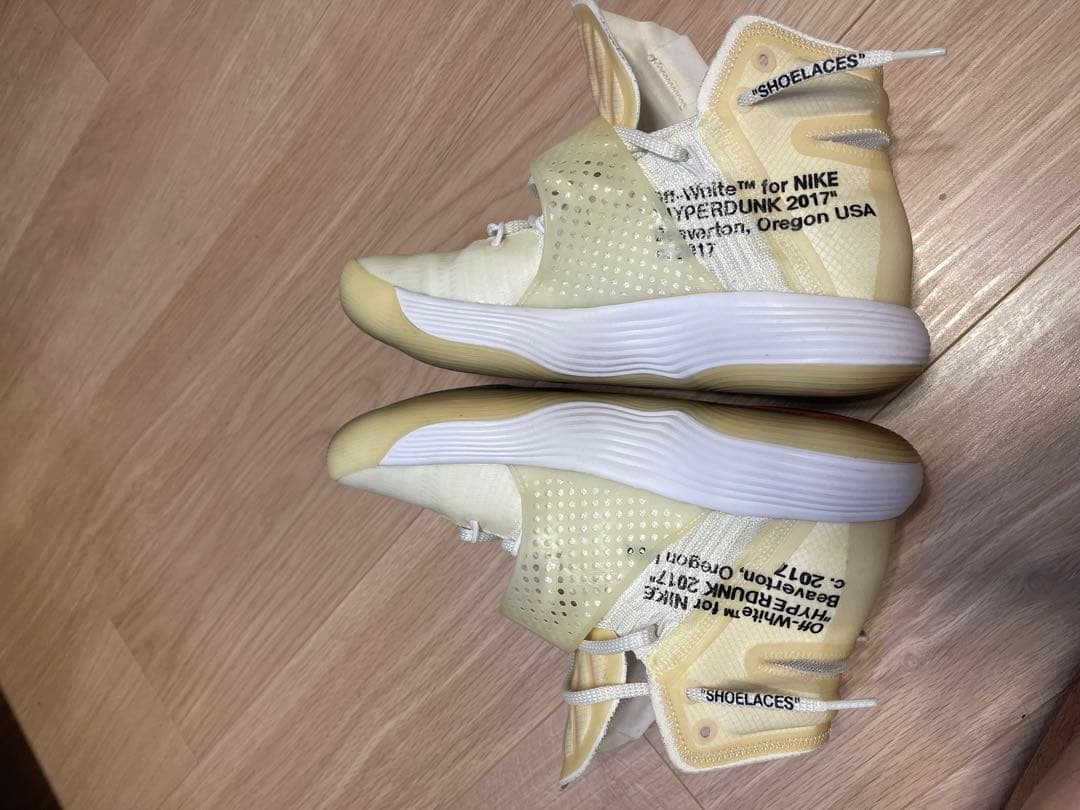 ろん　NIKEハイパーダンク×オフホワイト