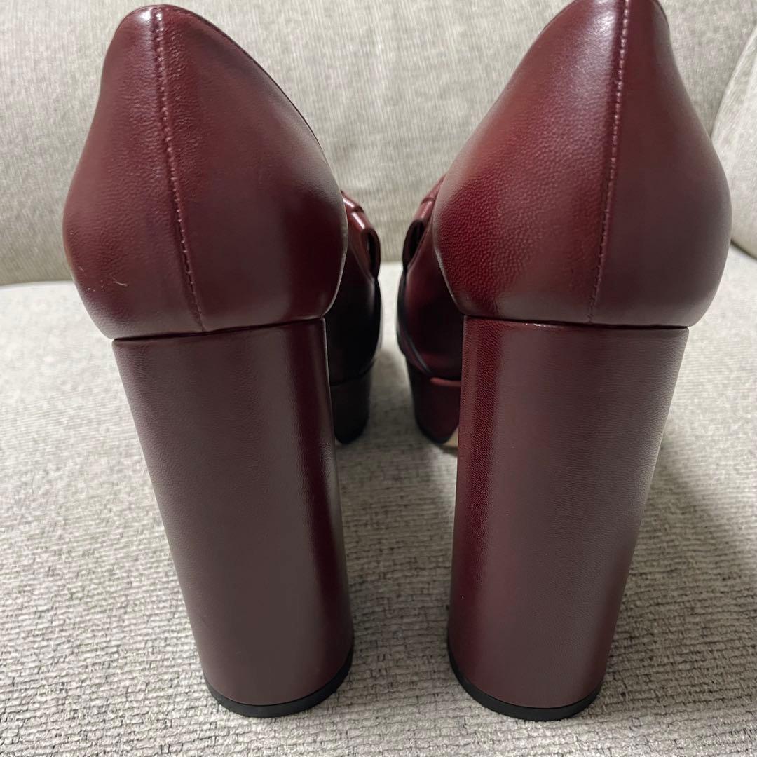 【値下げ】【美品】GUCCI GGマーモント パンプス 36 573019