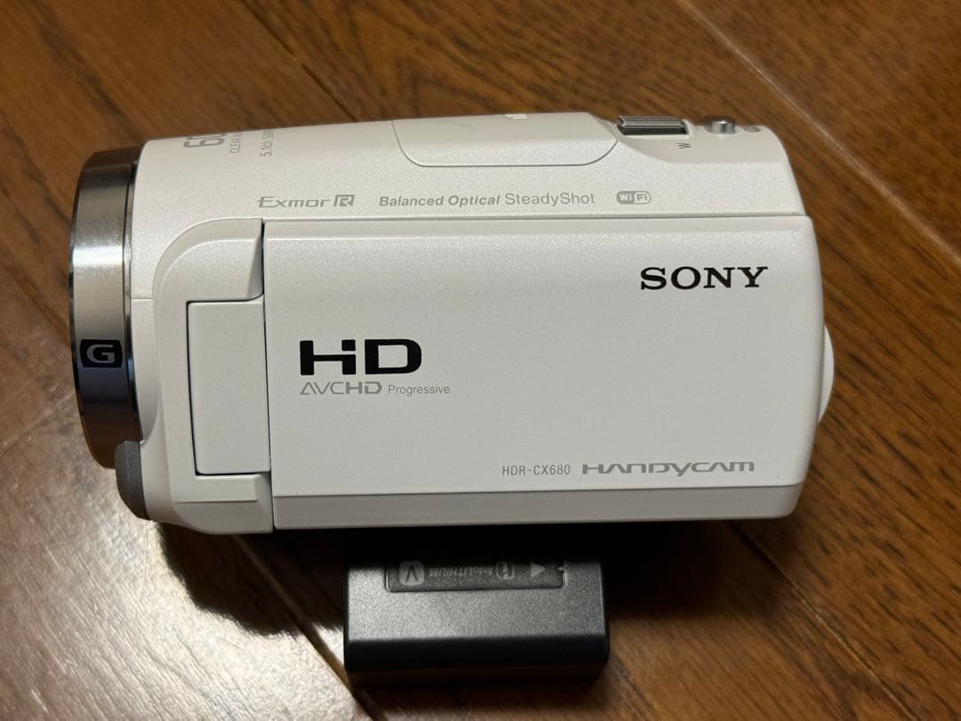 【極美品】SONY デジタルビデオカメラHDRCX680(W)