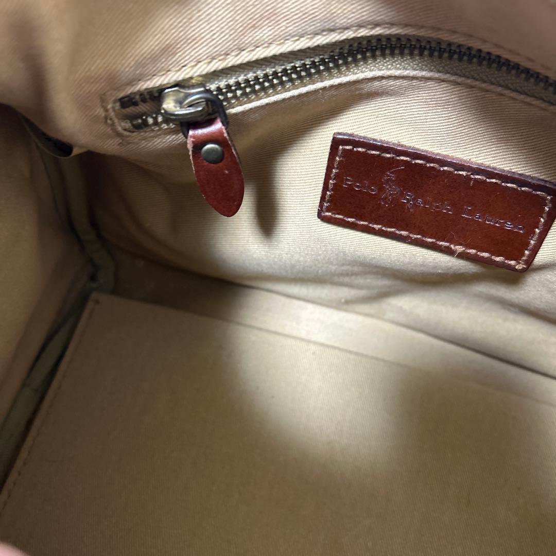 Polo Ralph lauren チェック　ボストンバッグ
