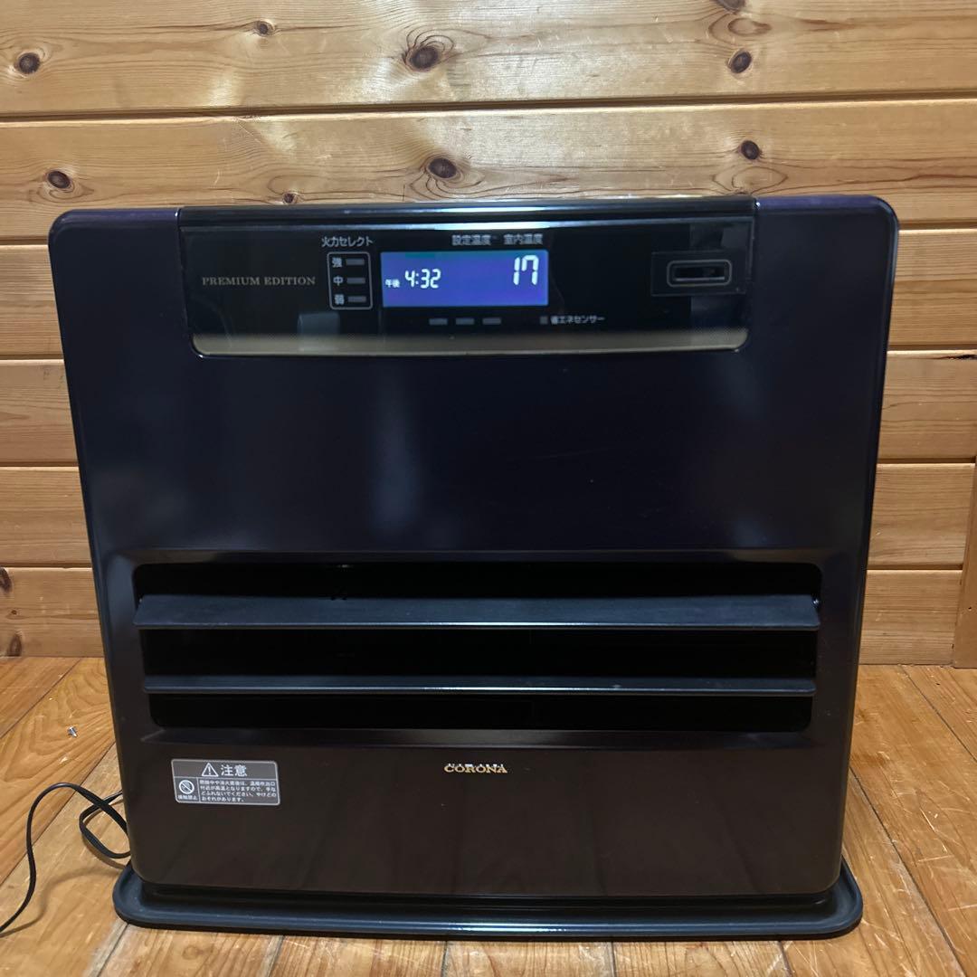 CORONA　石油ファンヒーター　リモコン付き　FH-WZ5717BY　暖房器具