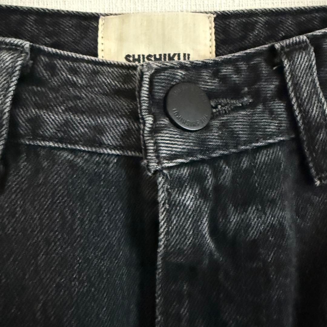 SHISHIKUI Daco ブラック デニム　34 シシクイ