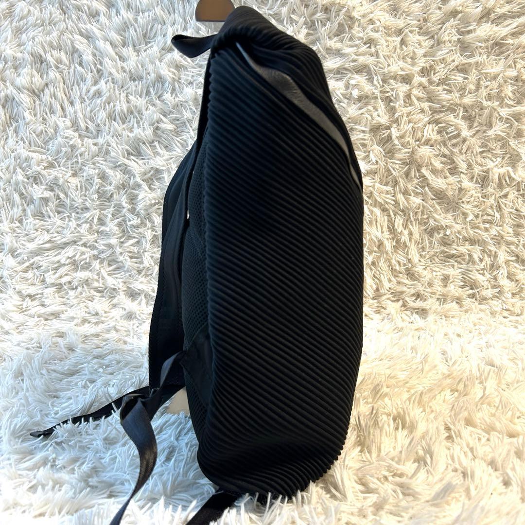 プリーツプリーズ イッセイミヤケ バイアス リュック バックパック ブラック