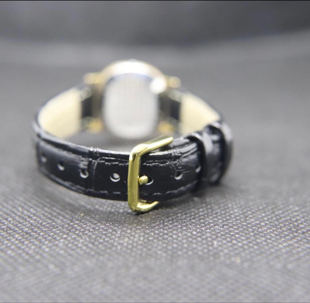 訳あり　オメガ　デヴィル　腕時計　レディース　クオーツ　金　ビンテージ　25ｍｍ