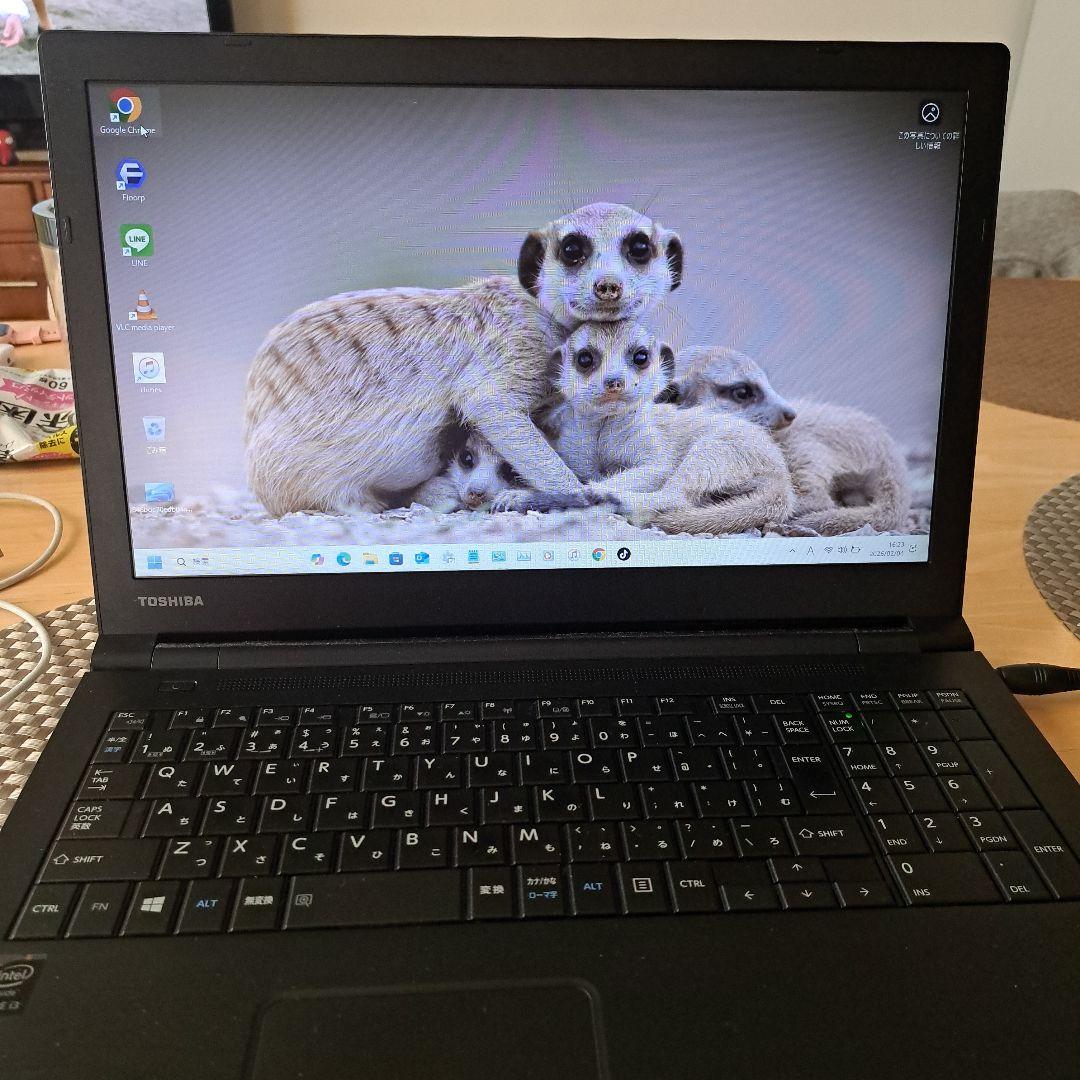 TOSHIBA ノートPC 15.6インチ ブラック