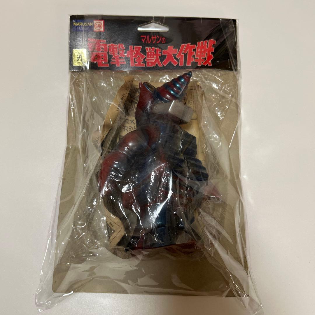 未開封 マルサン 電撃怪獣大作戦 モゲラ ソフビ フィギュア