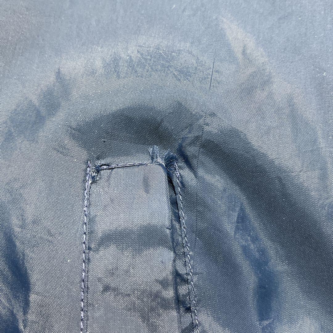 80s シアーズ USA製 裏ボア コーチジャケット L 紺 ネイビー 7778