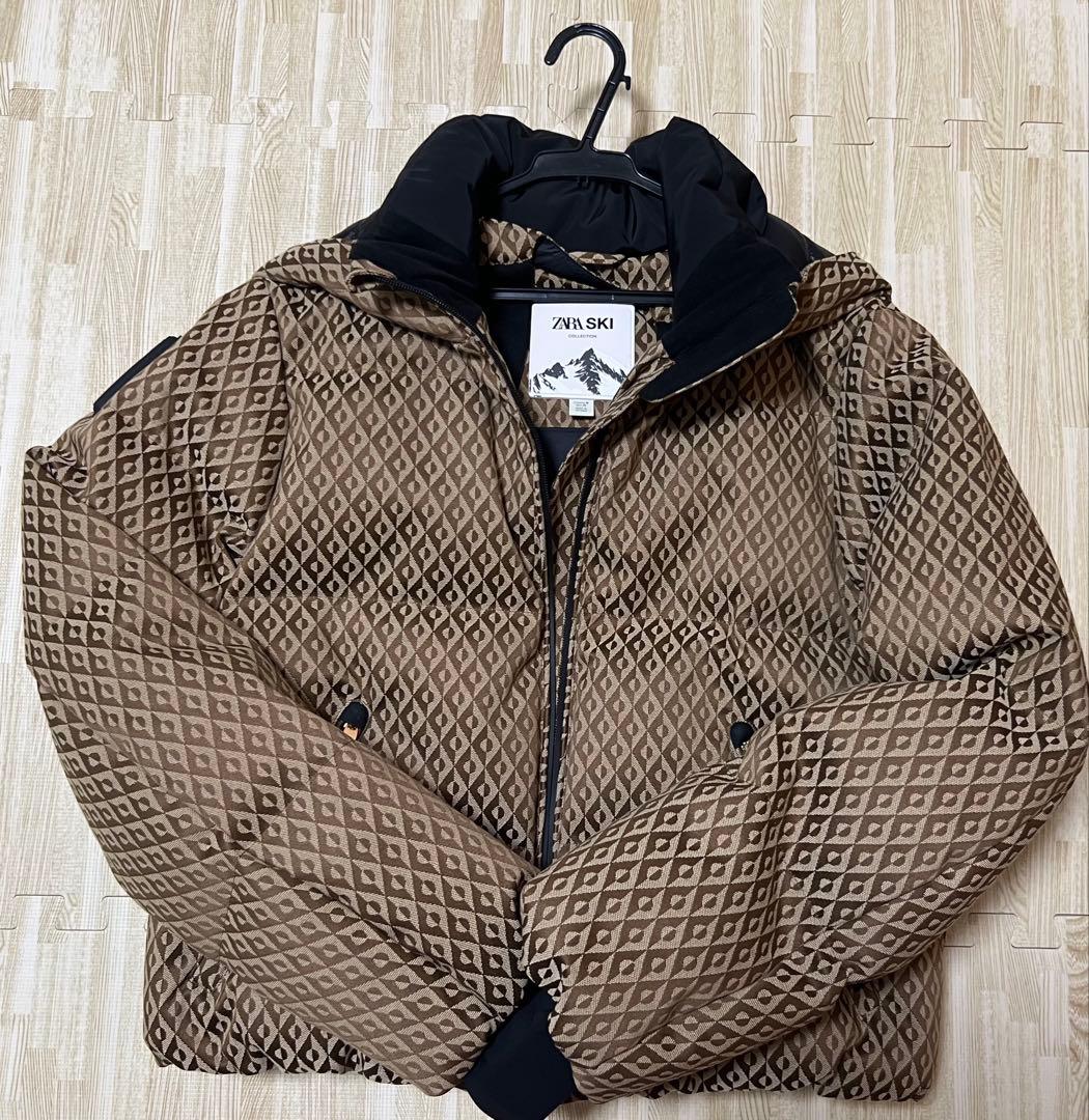 [新品] ZARA SKI 耐水加工ウィンドブレーカーダウンジャケット