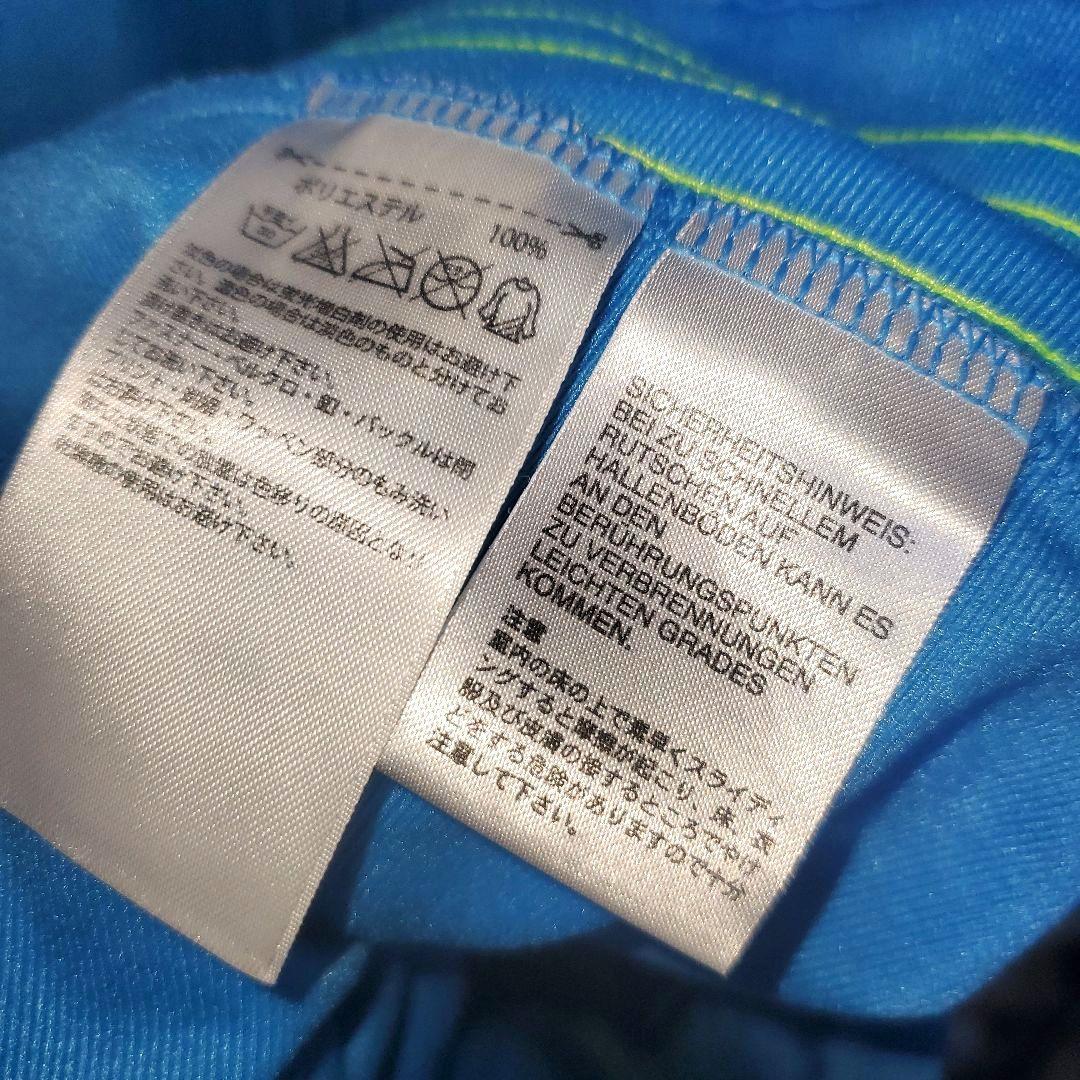 adidas セットアップ トラックジャケット L パンツ M 水色 あのちゃん