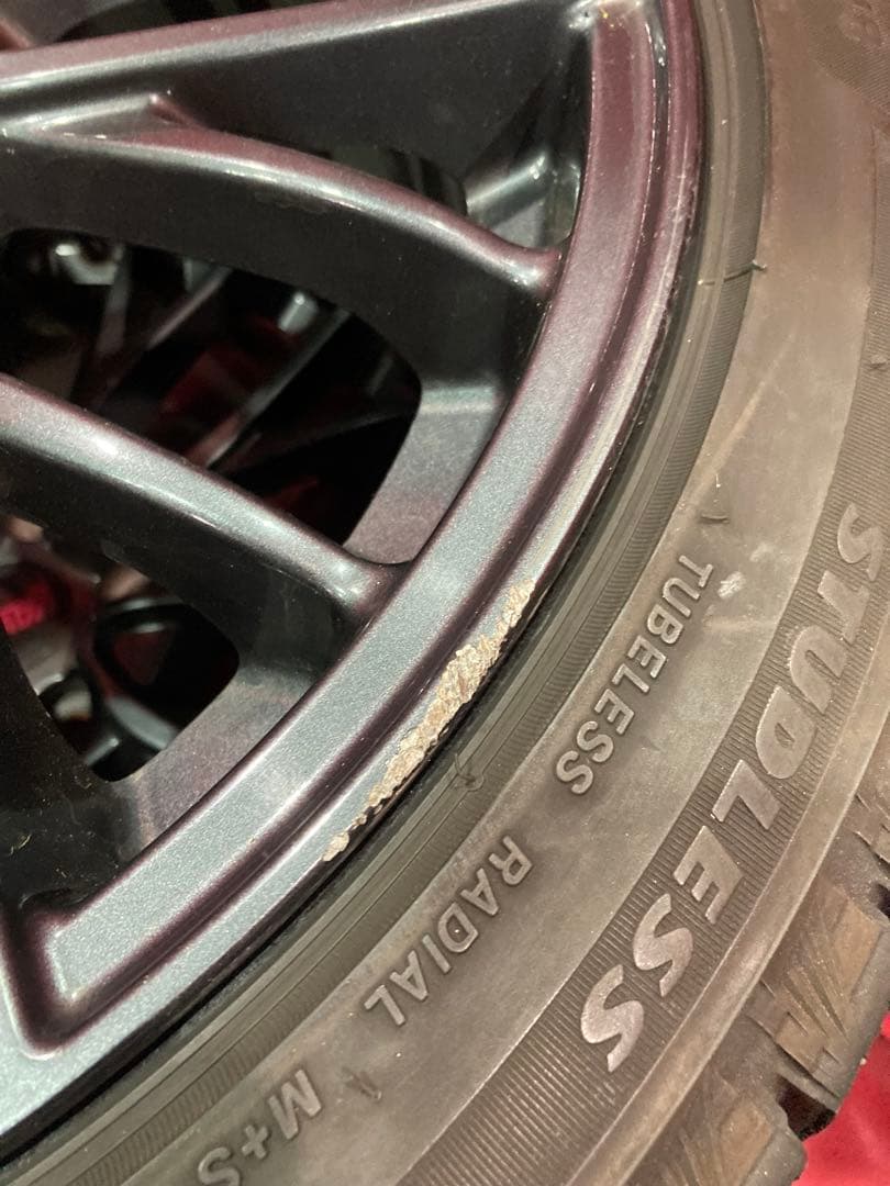 MS-1220 スバル STI純正 スタッドレスセット