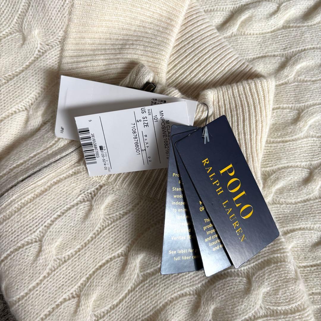 【タグ付き✨】完売品！ポロラルフローレン ケーブルニット カシミヤ セーター