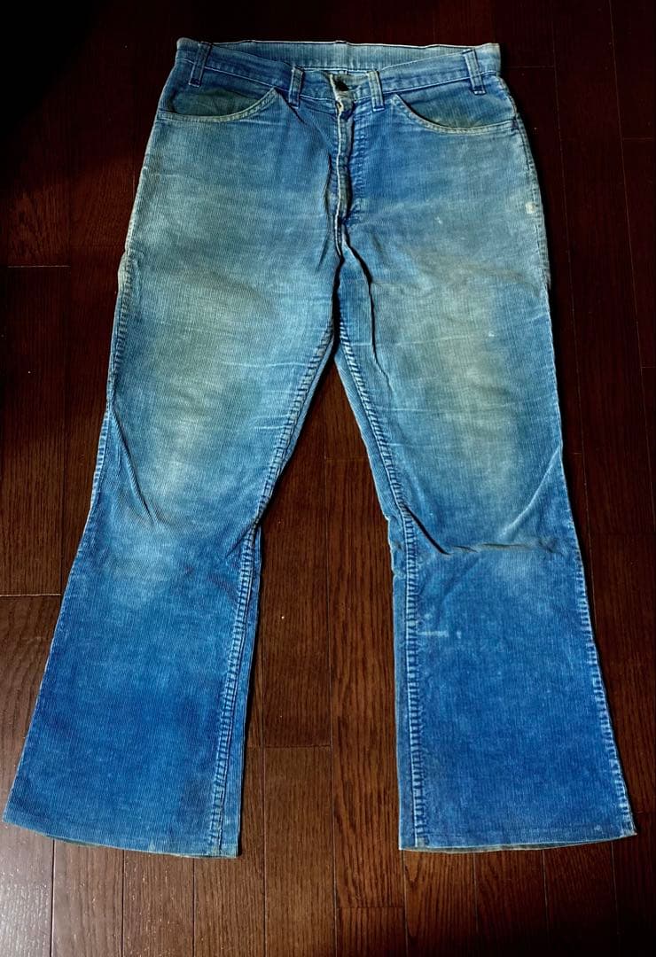 レアカラー 70's ビンテージ LEVI'S 646 コーデュロイパンツ