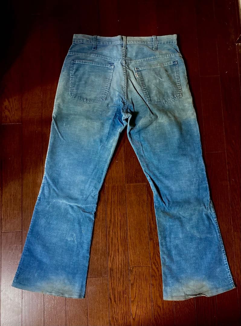 レアカラー 70's ビンテージ LEVI'S 646 コーデュロイパンツ