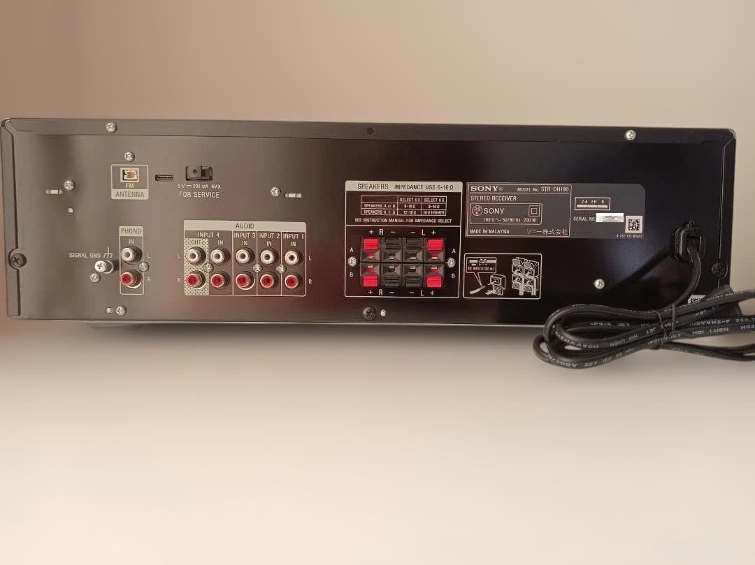 SONY Hi-Fi AUDIO アンプ STR-DH190