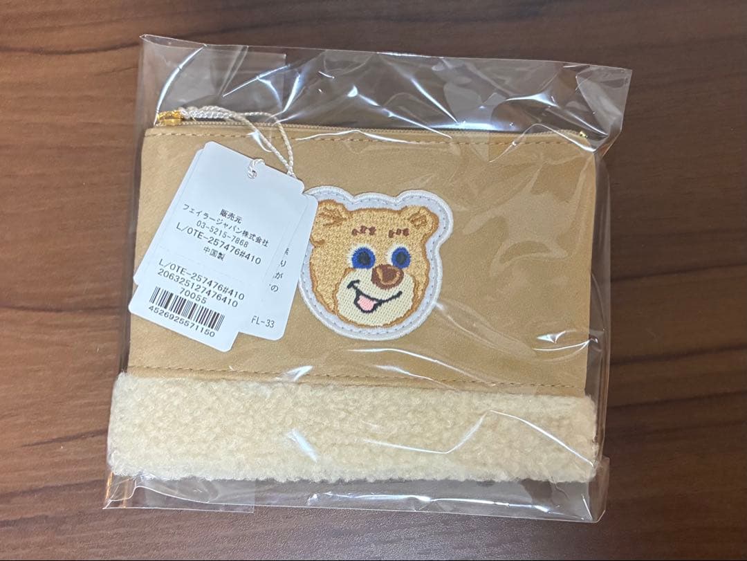 ラブラリーバイフェイラー オールドテディワッペンボアトート ポーチ