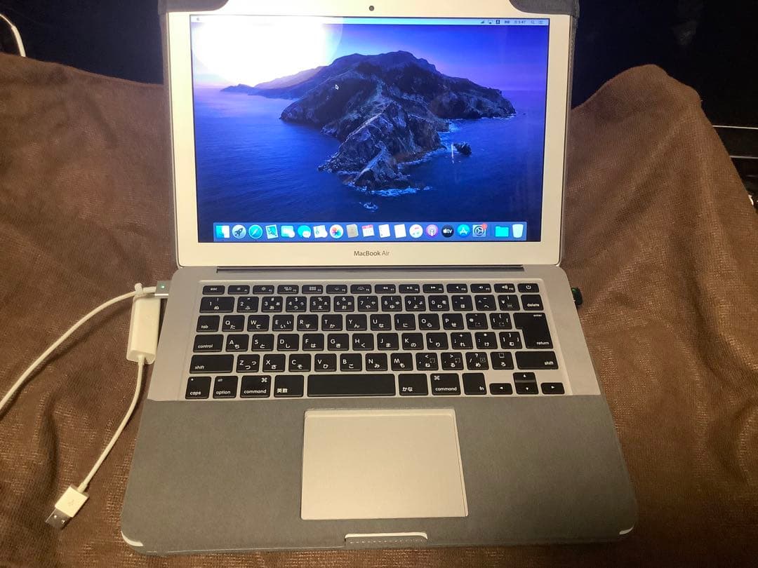 MacBookAir7.2 MJVG2J/A【訳アリ】WiFi子機付き