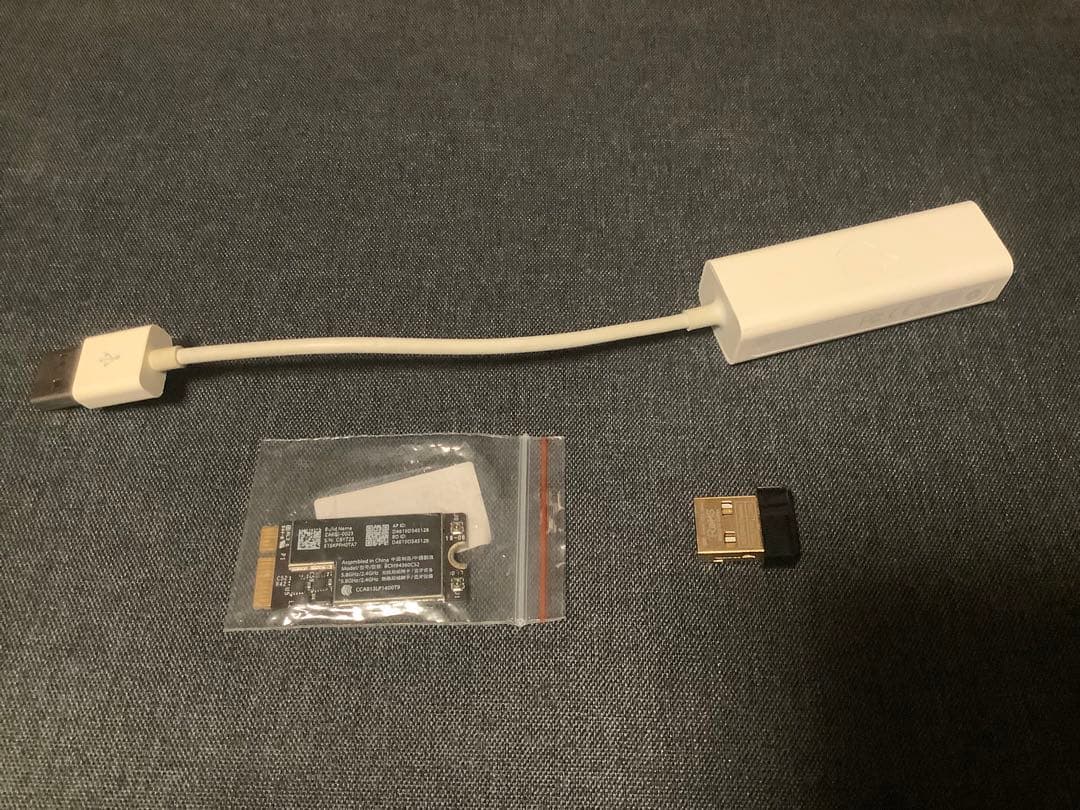 MacBookAir7.2 MJVG2J/A【訳アリ】WiFi子機付き