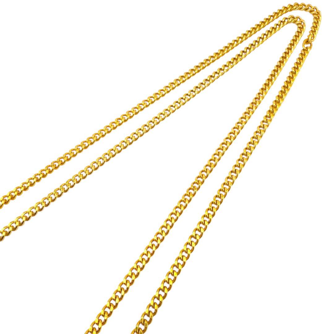 シャネル コットンキャンバス マトラッセ ココマーク チェーンショルダー ポーチ