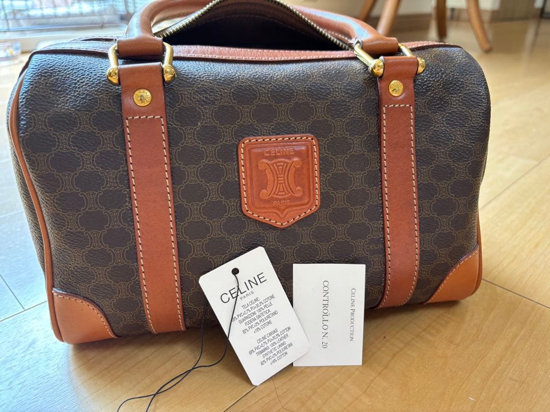 CELINE ボストンバッグ ブラウン・タン