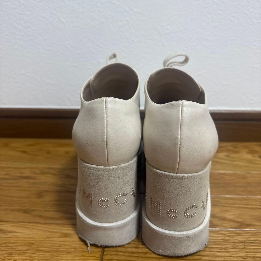 STELLA McCARTNEY ホワイト 厚底 23.5（36 1/2）