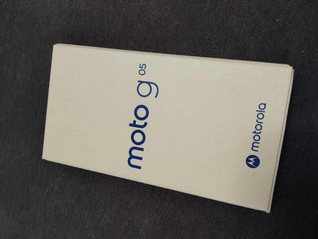 motorola moto g 05 本体　開封済　未使用