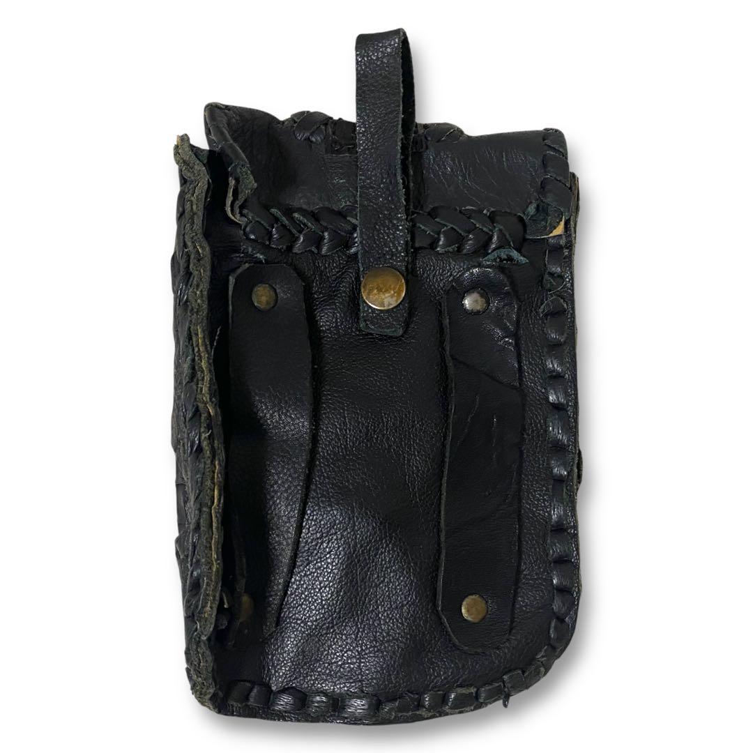 THE FLAT HEAD フラットヘッド クロコ ショルダーバッグ ポーチ