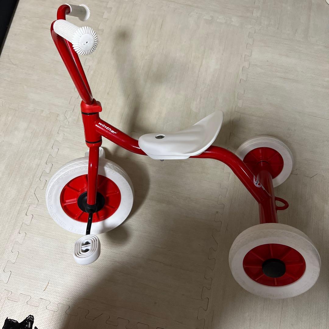 高級品　winther 赤白　三輪車