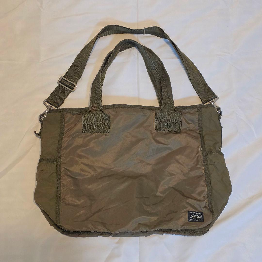 【美品】PORTER ポーター FRAME フレーム 2WAY トートバッグ