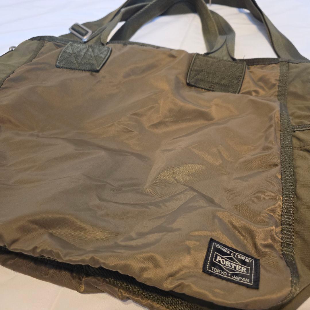 【美品】PORTER ポーター FRAME フレーム 2WAY トートバッグ