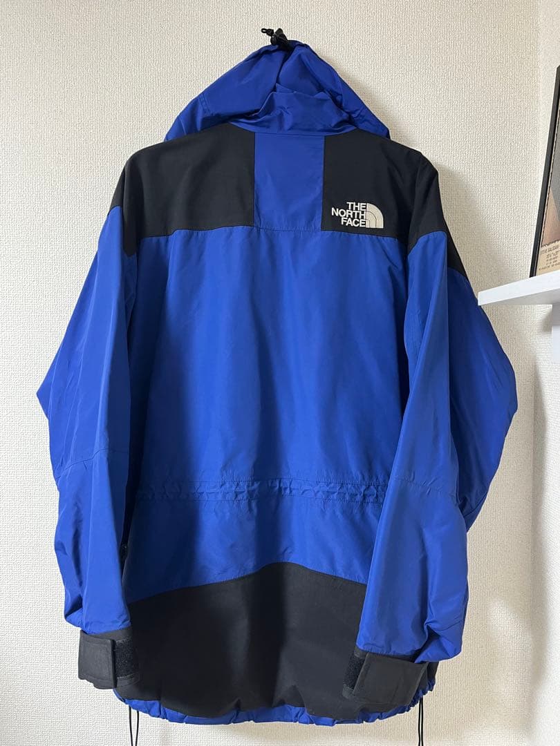 80s 90sノース マウンテンガイドジャケット アズテックブルー×ブラック