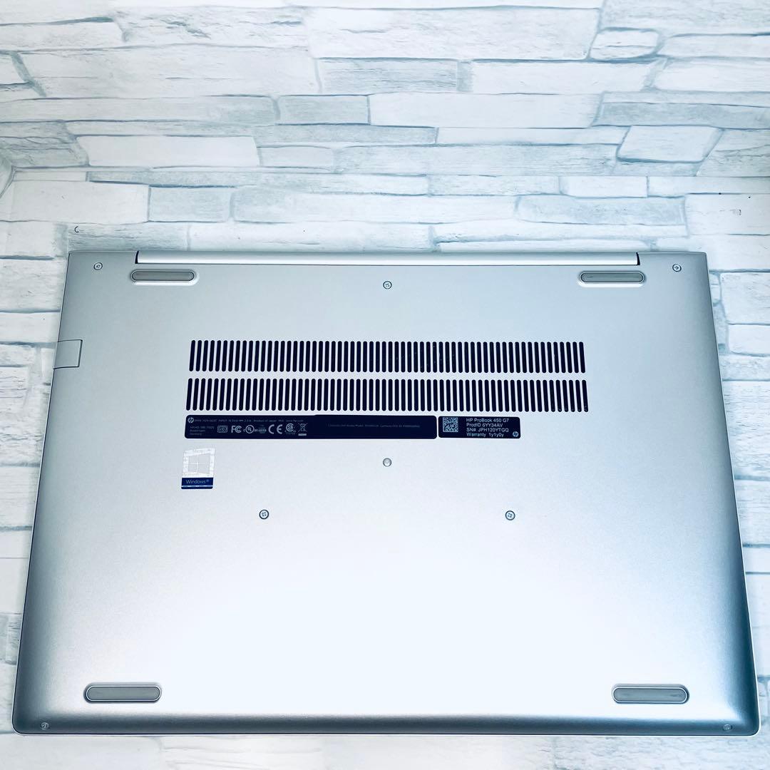 hp probook 450 G7 core i7 10世代　512／16gb