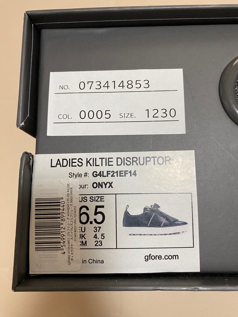 【タグ箱付き】ゴルフシューズ ジーフォア(G/FORE)