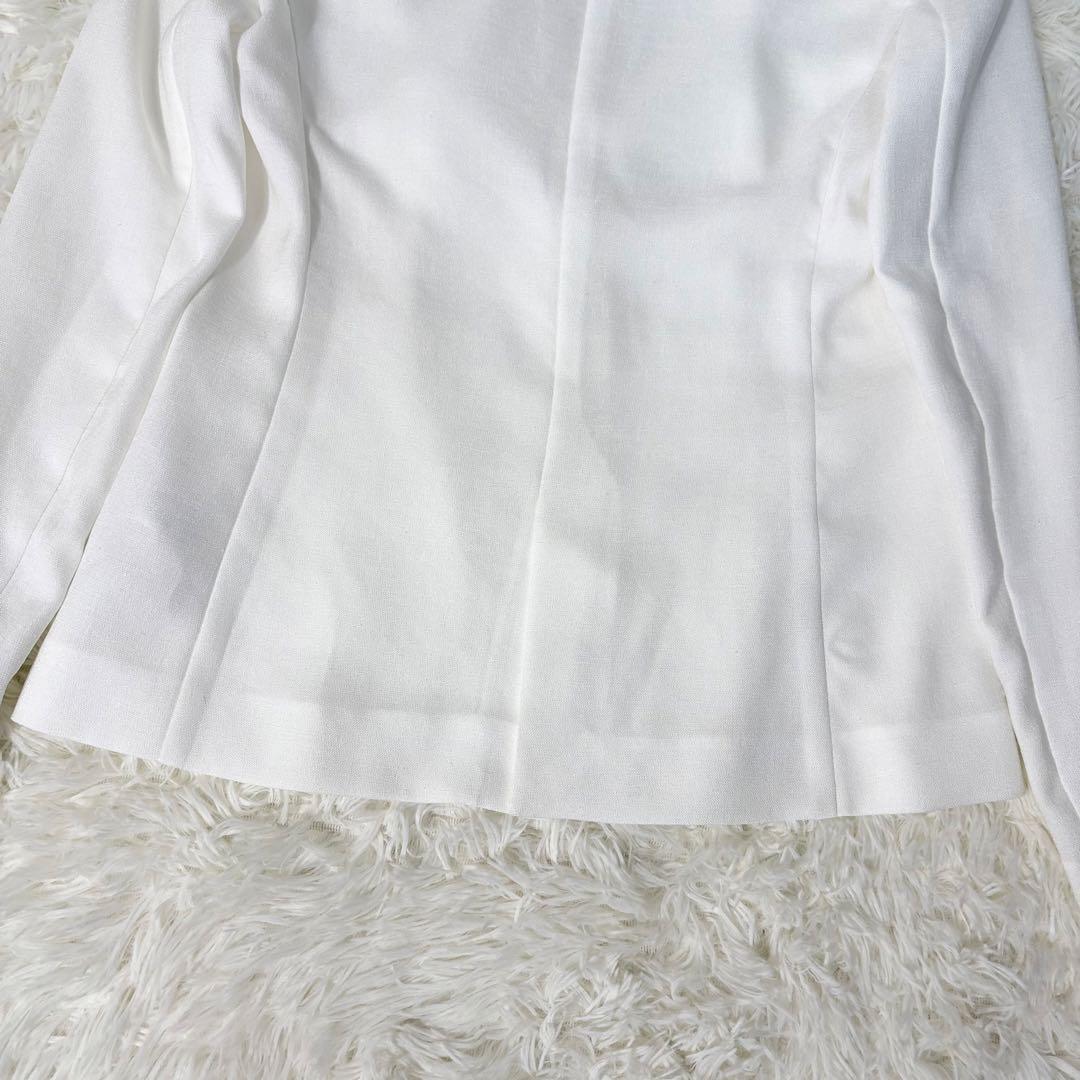 anzuBEIGE セットアップ ノーカラー ワイドパンツ サイズ違い